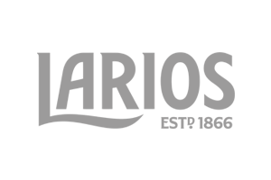Logotipo Larios cliente de Arteria